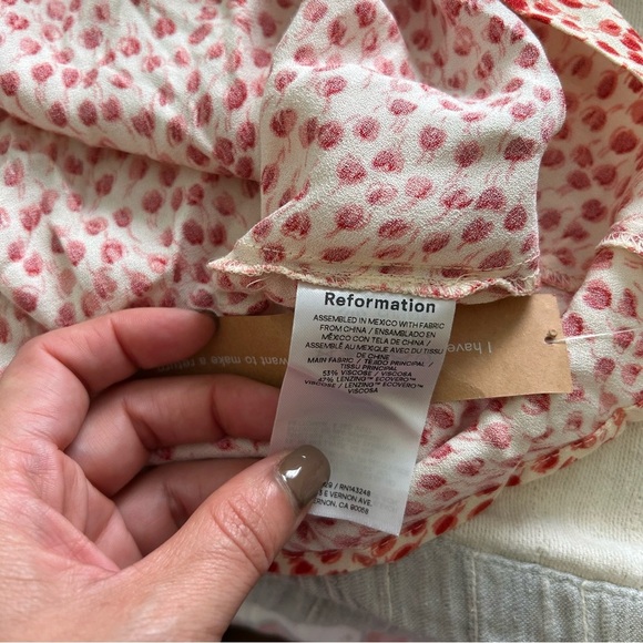 Reformation Delanie Dress size large NWT - Picture 12 of 16